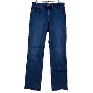 Levis 314 Shaping Straight Jeans Womens 31 Classic Blue Mid Rise Denim Everyday